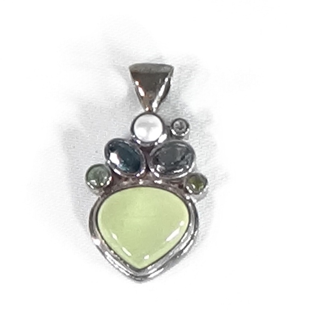 Starborn Sterling Silver Gemstones Pendant